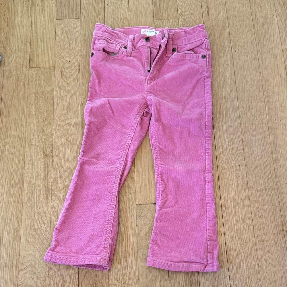 Crewcuts Pink Corduroy Kids Pants
